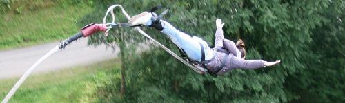 Saut l'élastique Viaduc d'Exermont.